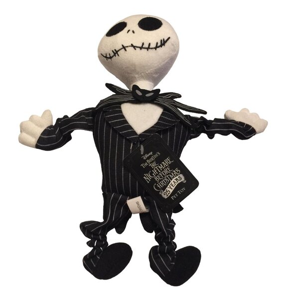 The Nightmare Before Christmas Jack Skellington 25 Years Dog Toy Squeaker - Picture 1 of 3